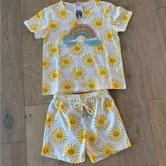 Lola + The Boys Other - Lola and the boys Sunny rainbow set size 12